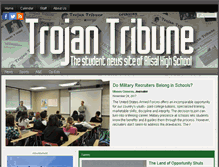 Tablet Screenshot of alisaltrojantribune.com